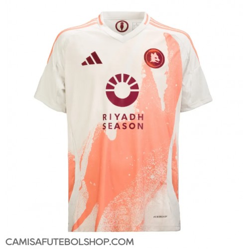 Camisa de time de futebol AS Roma Replicas 2º Equipamento 2024-25 Manga Curta